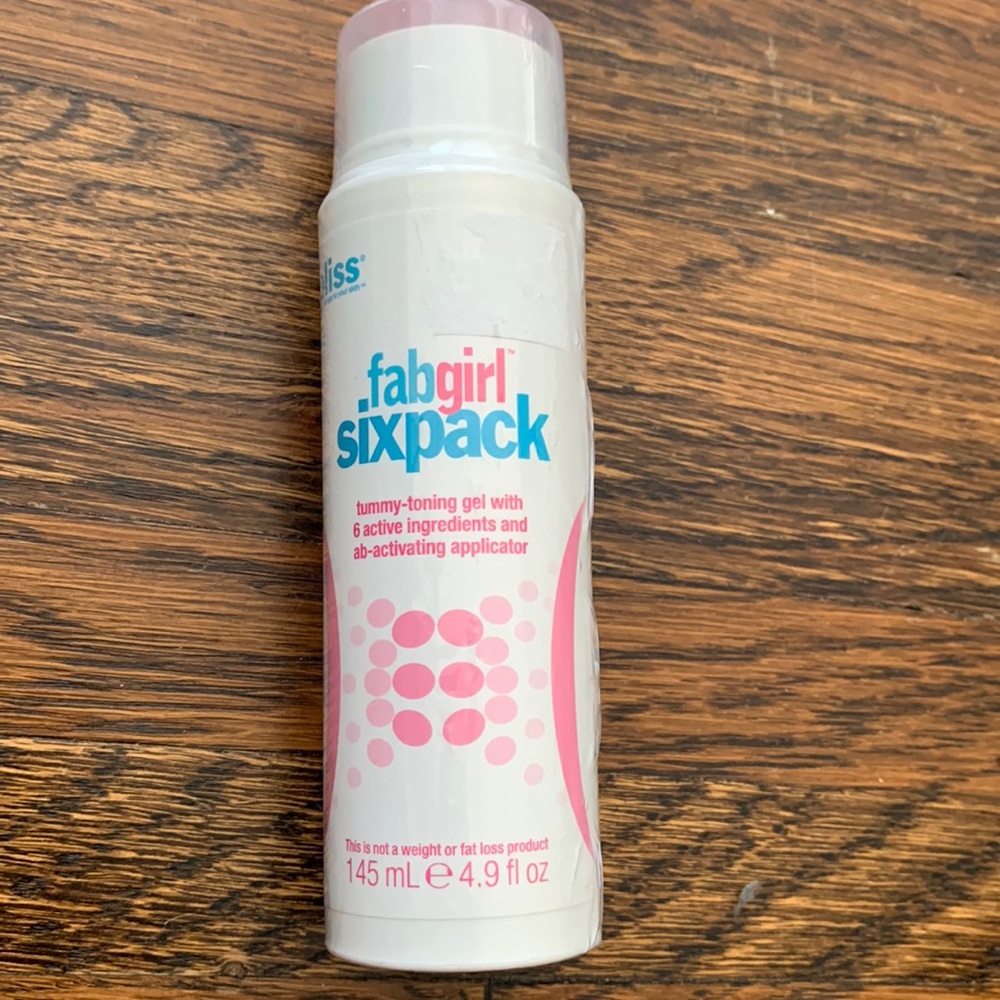 NEW Bliss Fabgirl Sixpack Tummy-Toning Gel 4.9 oz 145 mL (plastic sealed)